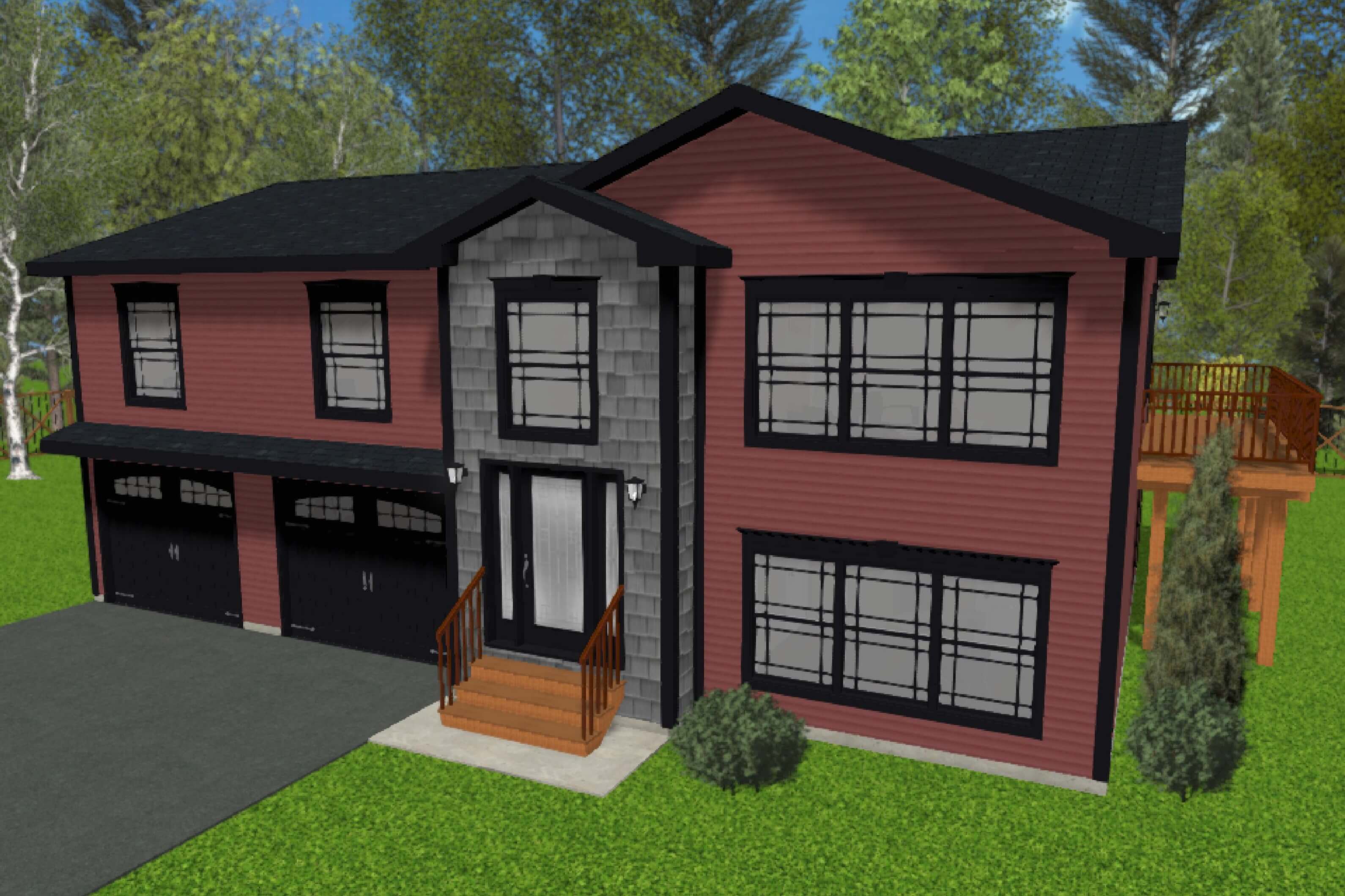 ML322 Modern Home Plan Maple Leaf Homes